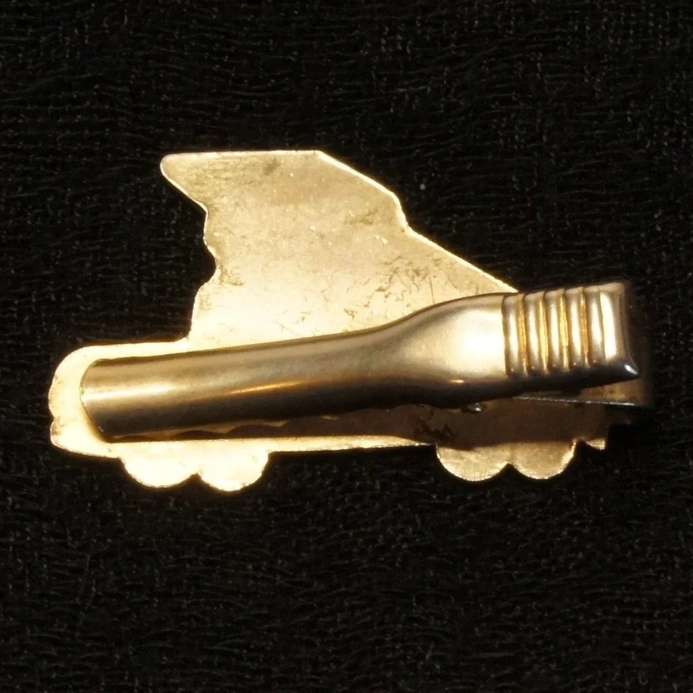 Vintage IBT Teamsters Tie Clip Drive Dump Truck Figural Tie Bar Union Novelty‎